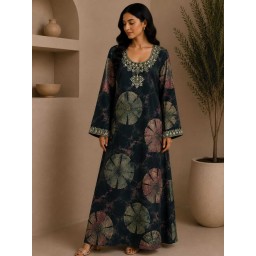 مخور قطن اماراتي (قماش غير مخيط) Emirati Cotton Mkhawar (Unstitched Fabric)