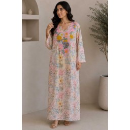 مخور حرير اماراتي (قماش غير مخيط) Emirati Silk Mkhawar (Unstitched Fabric)
