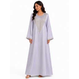مخور جاكار اماراتي (قماش غير مخيط) Emirati Jacquard Mkhawar (Unstitched Fabric)