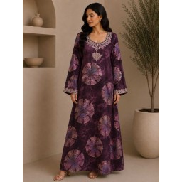 مخور قطن اماراتي (قماش غير مخيط) Emirati Cotton Mkhawar (Unstitched Fabric)
