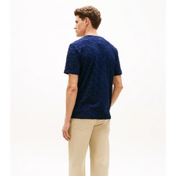 تيشرت رجالي من قماش الجاكار Aop Flag Jacquard T-Shirt