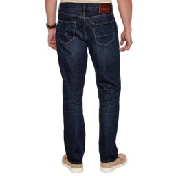 نطال جينز رجالي كحلي مرن بقصّة منتظمة (Chris) Men's Chris Regular Fit Stretch Navy/Dark Blue Jeans