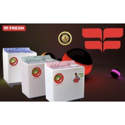 غسالة فريش  (FRESH) حوضين بسعة 14 كغم المتطورة Twin Tub Fresh 14 KG
