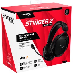 سماعة ألعاب HyperX Cloud Stinger 2 Wireless اللاسلكية – أسود HyperX Cloud Stinger 2 Wireless Gaming Headset – Black