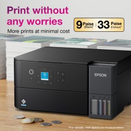 طابعة إبسون EcoTank L4360 متعددة الوظائف A4 بخزان حبر اقتصادي Epson EcoTank L4360 A4 All-in-One Ink Tank Printer