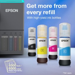 طابعة إبسون EcoTank L4360 متعددة الوظائف A4 بخزان حبر اقتصادي Epson EcoTank L4360 A4 All-in-One Ink Tank Printer