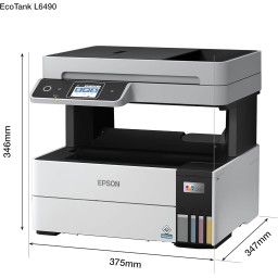 طابعة إبسون EcoTank L6490 متعددة الوظائف A4 بخزان حبر اقتصادي Epson EcoTank L6490 A4 All-in-One Ink Tank Printer