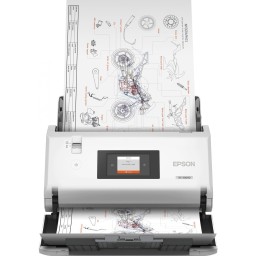 سكنر ماسح المستندات إبسون DS-30000 الاحترافي عالي السرعة A3 Epson DS-30000 A3 High-Speed Document Scanner