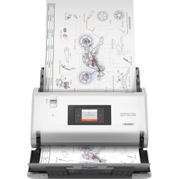 سكنر ماسح المستندات إبسون DS-30000 الاحترافي عالي السرعة A3 Epson DS-30000 A3 High-Speed Document Scanner