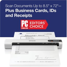 سكنر ماسح المستندات إبسون WorkForce DS-80W اللاسلكي المحمول Epson WorkForce DS-80W Wireless Portable Document Scanner