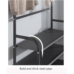ستاند ملابس مع 5 رفوف Clothes Rack with 5 Shelves