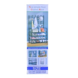 ستاند ملابس مع 5 رفوف Clothes Rack with 5 Shelves
