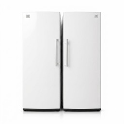 ثلاجة دايو تون حجم 30 قدمًا ابيض  / DR-O4491 / DR-U3391 Daewoo 30-Cubic-Foot Refrigerator, White / DR-O4491 / DR-U3391