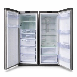 ثلاجة دايو تون حجم 30 قدمًا ابيض  / DR-O4491 / DR-U3391 Daewoo 30-Cubic-Foot Refrigerator, White / DR-O4491 / DR-U3391