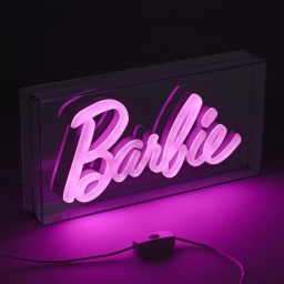 بالادون شعار باربي إل إي دي نيون لايت وردي Paladone Barbie Logo LED Neon Light Pink