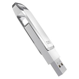 فلاش ميموري DM PD179 سعة 256 جيجابايت USB 3.2 – فضي DM PD179 256GB USB 3.2 Flash Drive – Silver