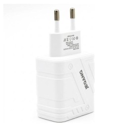 شاحن حائط JEQANG JC-76 بقدرة 40 واط مع منفذين USB ومنفذين Type-C – أبيض JEQANG JC-76 40W Fast Charger – 2×USB + 2×Type-C – White