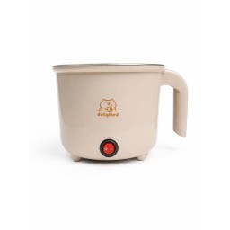 قدر طهي كهربائي متعدد الاستخدامات مع تحكم بدرجة الحرارة ورف تبخير وغطاء زجاجي Multifunctional Electric Cooking Pot with Temperature Control, Steaming Rack and Glass Lid