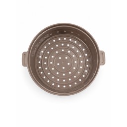 قدر طهي كهربائي متعدد الاستخدامات مع تحكم بدرجة الحرارة ورف تبخير وغطاء زجاجي Multifunctional Electric Cooking Pot with Temperature Control, Steaming Rack and Glass Lid