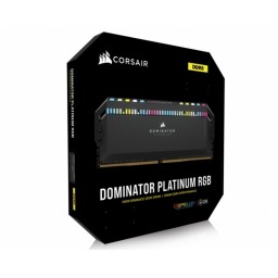 ذاكرة CORSAIR DOMINATOR PLATINUM RGB DDR5 سعة 32GB (2×16GB) بسرعة 6000MT/s – أسود CORSAIR DOMINATOR PLATINUM RGB 32GB (2x16GB) DDR5 6000MT/s CL36 Intel XMP Memory Kit – Black
