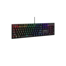 لوحة مفاتيح الألعاب الميكانيكية السلكية رابو GK500 - أسود Keyboard