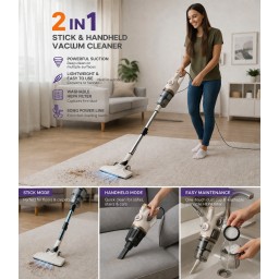 مكنسة كهربائية من كراون CR-877 Crown CR-877 Electric Vacuum Cleaner