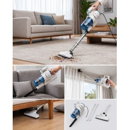 مكنسة كهربائية 4×1 موديل : CR-843 1×4  Electric Vacuum Cleaner CR-843