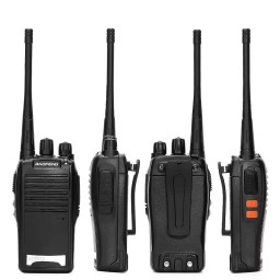 جهاز اتصال لاسلكي محمول ثنائي الاتجاه - HF/VHF، 16 قناة، بطارية ليثيوم أيون، DSP، VOX، CTCSS/DCS Portable Two-Way Radio HF/VHF Walkie Talkie, 16 Channels, Li-ion Battery, DSP, VOX, CTCSS/DCS