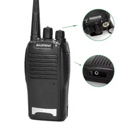 جهاز اتصال لاسلكي محمول ثنائي الاتجاه - HF/VHF، 16 قناة، بطارية ليثيوم أيون، DSP، VOX، CTCSS/DCS Portable Two-Way Radio HF/VHF Walkie Talkie, 16 Channels, Li-ion Battery, DSP, VOX, CTCSS/DCS