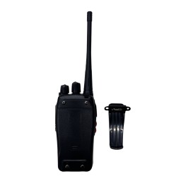 جهاز اتصال لاسلكي محمول ثنائي الاتجاه - HF/VHF، 16 قناة، بطارية ليثيوم أيون، DSP، VOX، CTCSS/DCS Portable Two-Way Radio HF/VHF Walkie Talkie, 16 Channels, Li-ion Battery, DSP, VOX, CTCSS/DCS