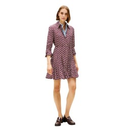 فستان ميني قصير بأكمام طويلة Short Mini Dress With Long Sleeves