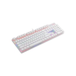 لوحة مفاتيح الألعاب الميكانيكية المضيئة Rapoo V500 - أبيض Keyboard