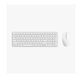 طقم لوحة مفاتيح وماوس لاسلكي رابو 9320M - أبيض Keyboard