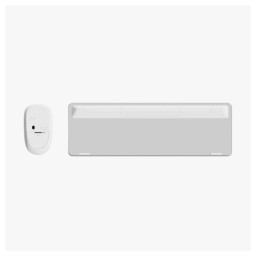 طقم لوحة مفاتيح وماوس لاسلكي رابو 9320M - أبيض Keyboard
