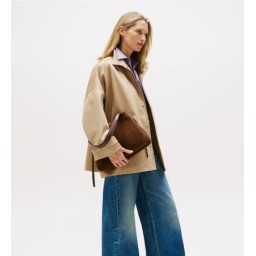 حقيبة كتف نسائية كاجوال من الجلد الشامواه Women's Casual Suede Shoulder Bag