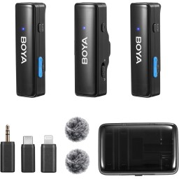 نظام ميكروفون لافاليير لاسلكي بويـا BOYA Link BOYA BOYALINK Wireless Lavalier Microphone