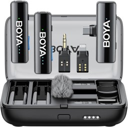 نظام ميكروفون لافاليير لاسلكي بويـا BOYALINK 2 BOYA BOYALINK 2 Wireless Lavalier Microphone