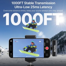 نظام ميكروفون لافاليير لاسلكي بويـا BOYALINK 2 BOYA BOYALINK 2 Wireless Lavalier Microphone