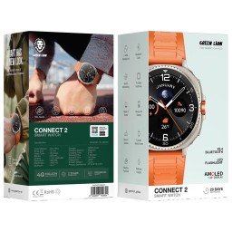 ساعة ذكية من Green Lion Connect 2 بشاشة اموليد Green Lion Connect 2 Smart Watch – GL-SWA61