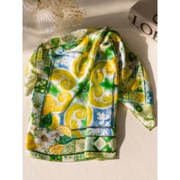 سكارف حرير Silk Scarf