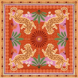 سكارف حرير Silk Scarf