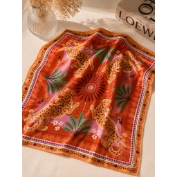 سكارف حرير Silk Scarf