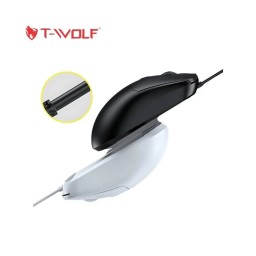 ماوس تي وولف G580 – 4 أزرار – سلكي – أسود T-WOLF G580 Mouse - 4 Buttons - Wired - Black