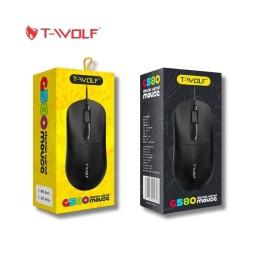 ماوس تي وولف G580 – 4 أزرار – سلكي – أسود T-WOLF G580 Mouse - 4 Buttons - Wired - Black