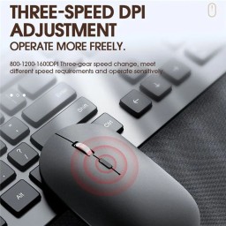 ماوس تي وولف X2 – 3 أزرار وضع مزدوج فضي T-WOLF X2 Mouse - 3 Buttons - Dual Mode - Silver
