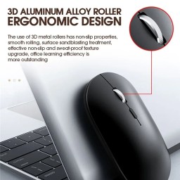 ماوس تي وولف X2 – 3 أزرار وضع مزدوج فضي T-WOLF X2 Mouse - 3 Buttons - Dual Mode - Silver