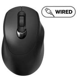 ماوس ألعاب تي وولف V2 – 3 أزرار سلكي أسود T-WOLF V2 Gaming Mouse - 3 Buttons - Wired - Black