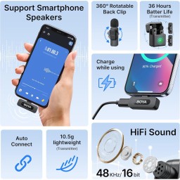 نظام ميكروفون لاسلكي بويـا BOYA V3 Combo BOYA V3 Combo Wireless Microphone System