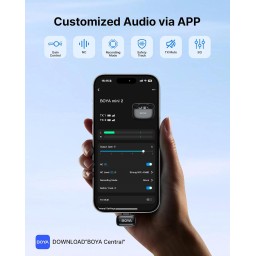 ميكروفون لاسلكي صغير بويـا BOYA mini 2 Type-C BOYA mini 2 Wireless Microphone Type-C