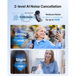 ميكروفون لاسلكي صغير بويـا BOYA mini 2 Type-C BOYA mini 2 Wireless Microphone Type-C